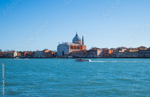 Church of the Most Holy Redeemer located on Giudecca (island) in the sestiere of Dorsoduro, in the city of Venice, Italy. © berimorkin