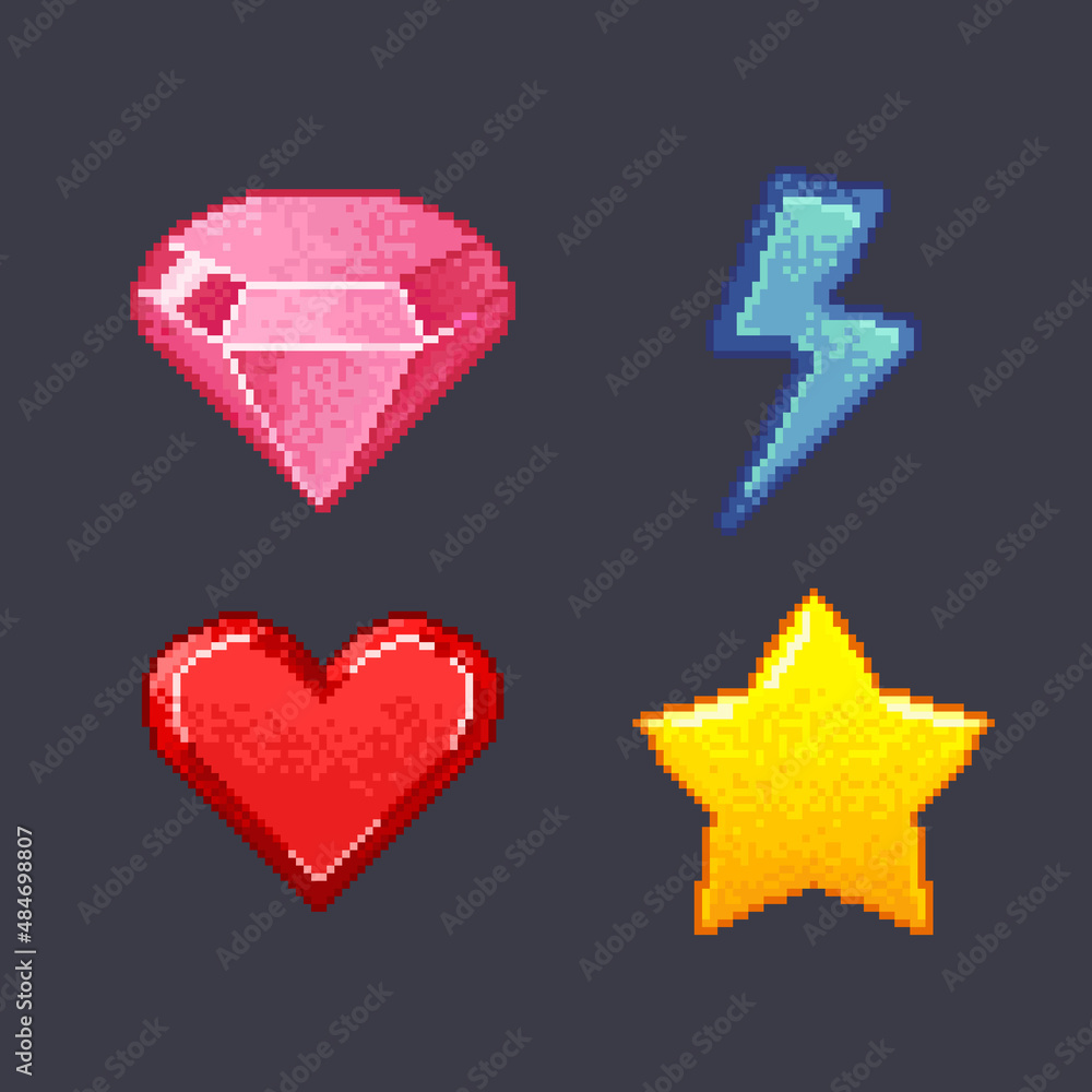 set of game icons set of game icons
