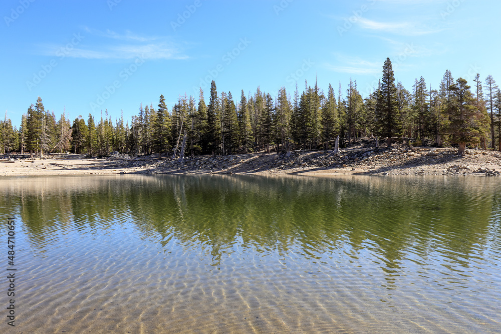 Horseshoe Lak in the Mammoth Lakes basin, California Horseshoe Lak in the Mammoth Lakes basin, California