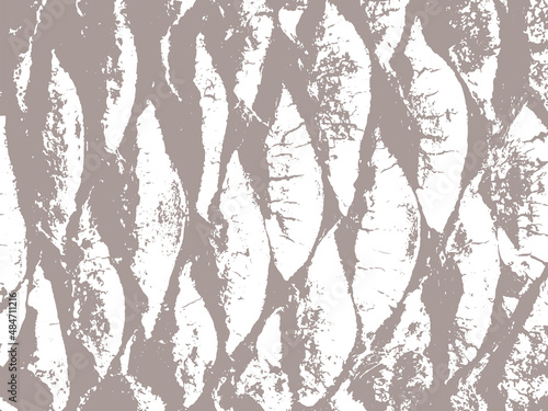 Palm trunk bark vector texture overlay. Rounded tree crust pattern background.