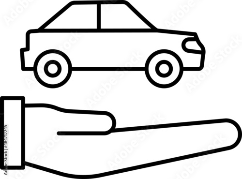 Car insurance icon