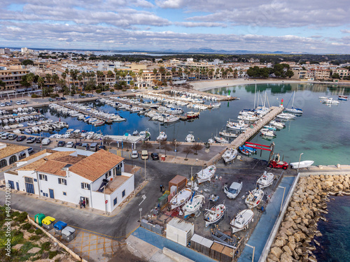 Colònia de Sant Jordi port, ses Salines, Mallorca, Balearic Islands, Spain