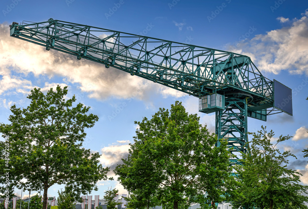 Fototapeta premium Schwerlastkran