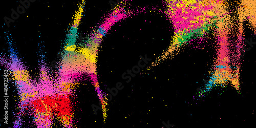 Bright abstract image in a modern style.