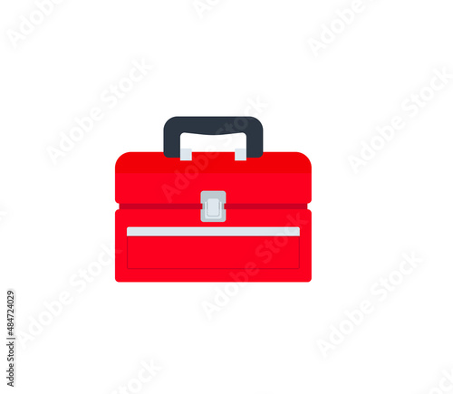Toolbox vector isolated icon. Emoji illustration. Toolbox vector emoticon