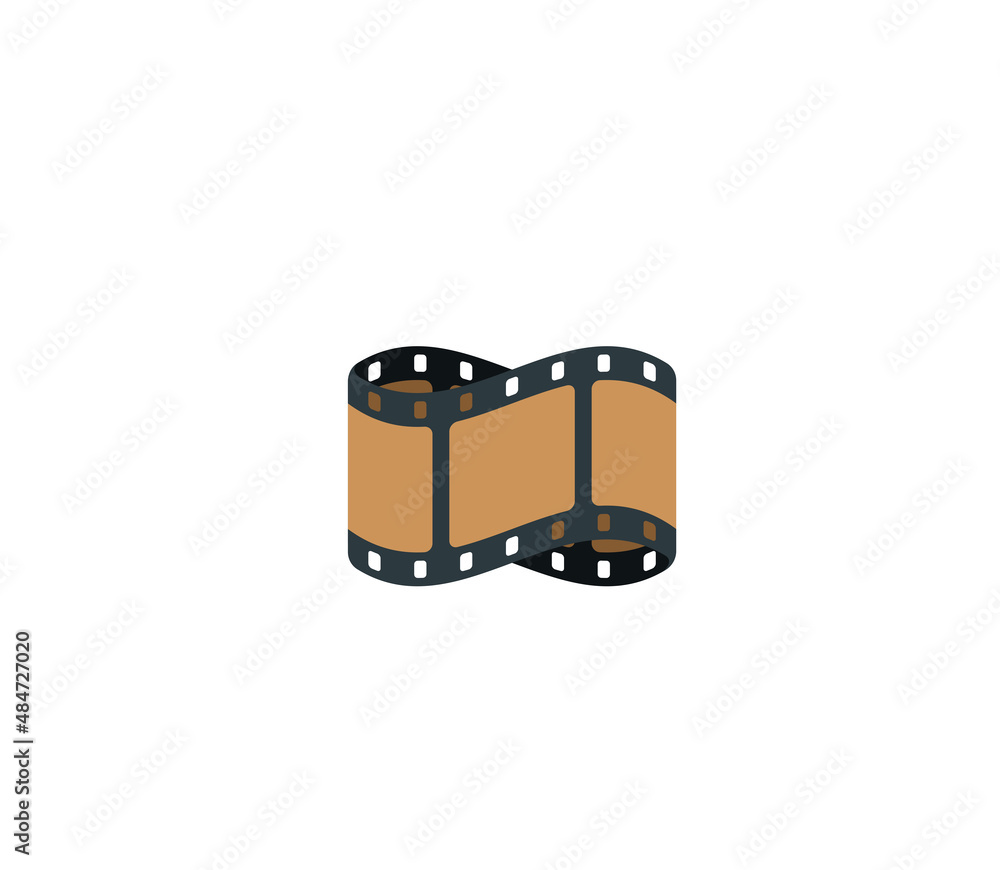 Film Frames vector isolated icon. Emoji illustration. Film Frames ...