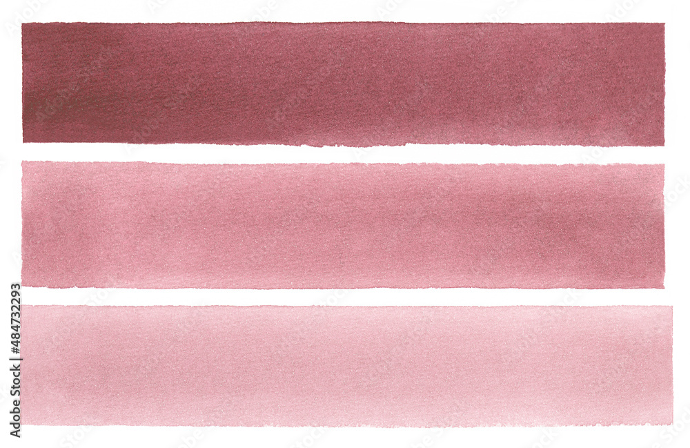 Fototapeta premium Red striped abstract background, watercolor line on the white texture paper background, background or template for text