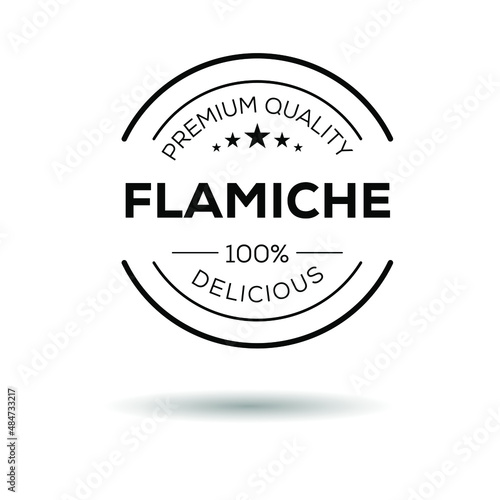 Creative (Enchilada) logo, Enchilada sticker, vector illustration.