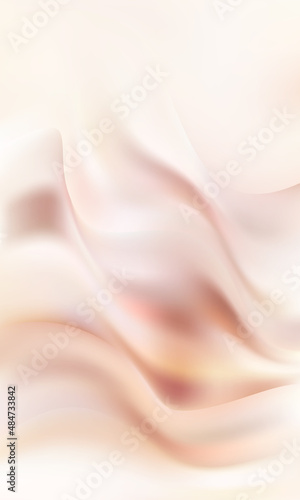 Abstract vector background luxury beige cloth or liquid wave. Abstract cream fabric texture background. Rippled wavy milk.Shiny silk fabric.Cloth soft wave.Creases of satin, cotton.