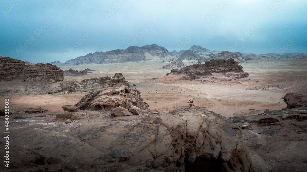 Wadi Rum - Jordanie - Avec une étrange atmosphère