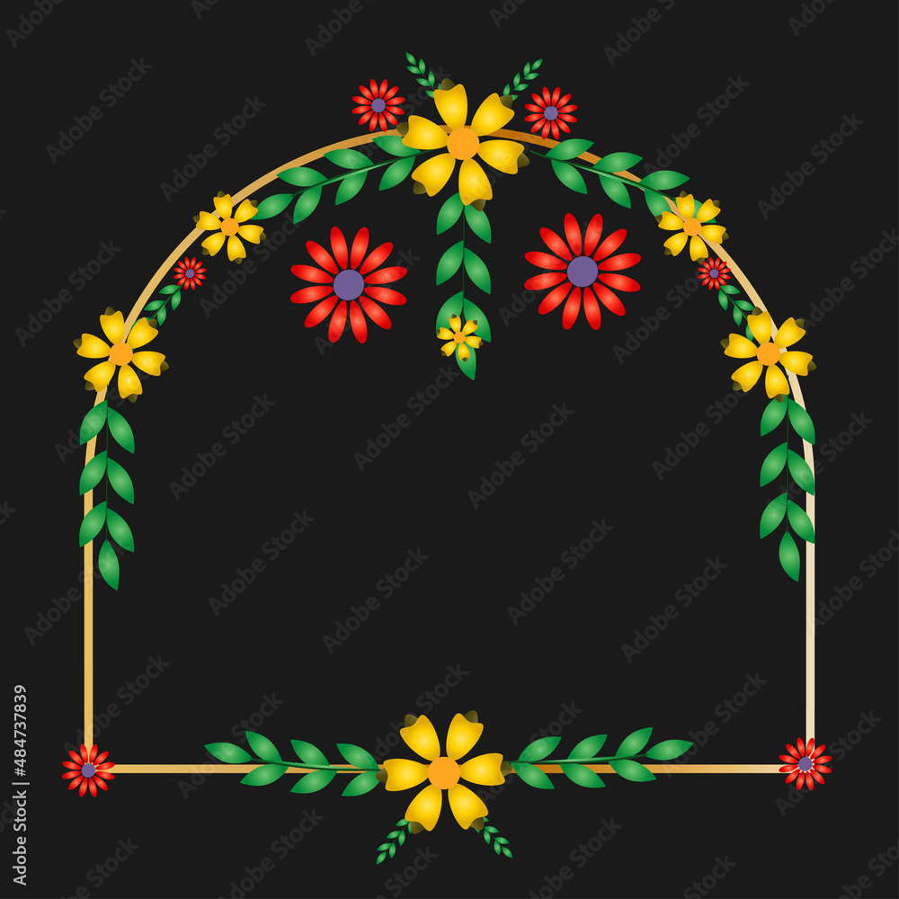 Obraz premium Flowers Frame