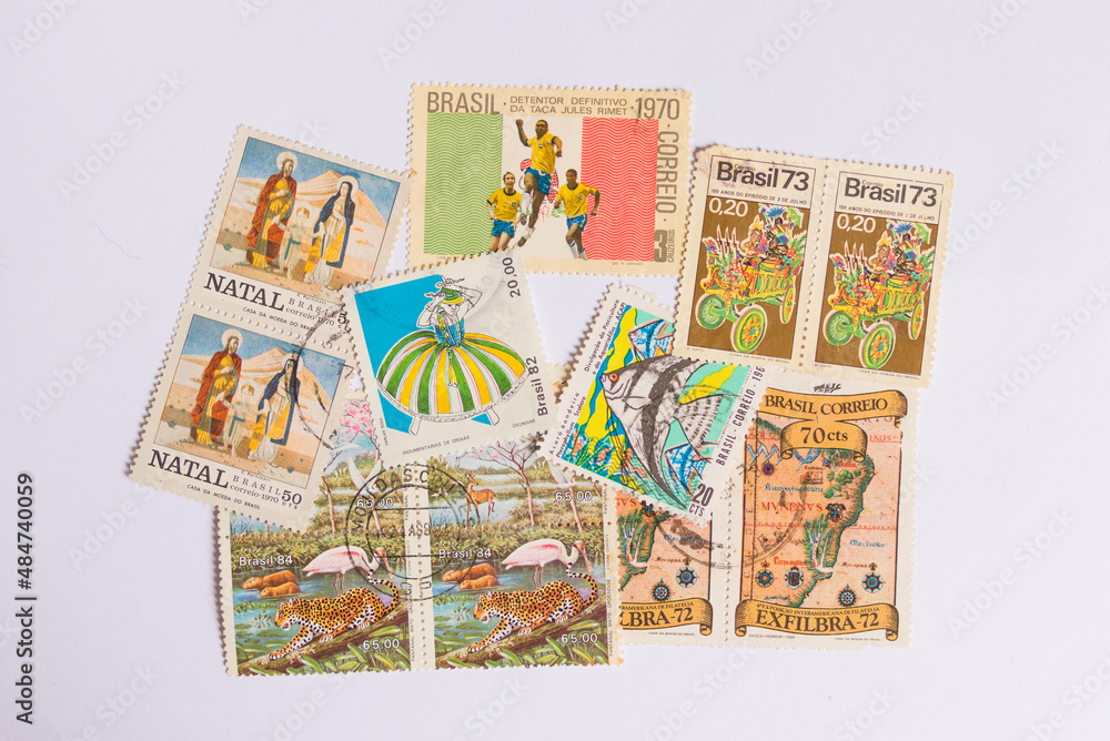 Coleção de selos brasileiros
