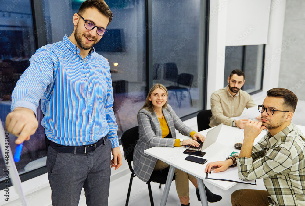 young business people meeting office teamwork group whiteboard presentation seminar man businessman startup project idea young business people meeting office teamwork group whiteboard presentation seminar man businessman startup project idea