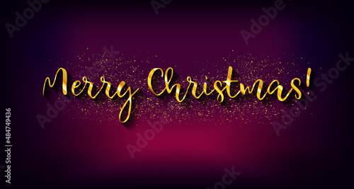 Christmas card vector Illustration.