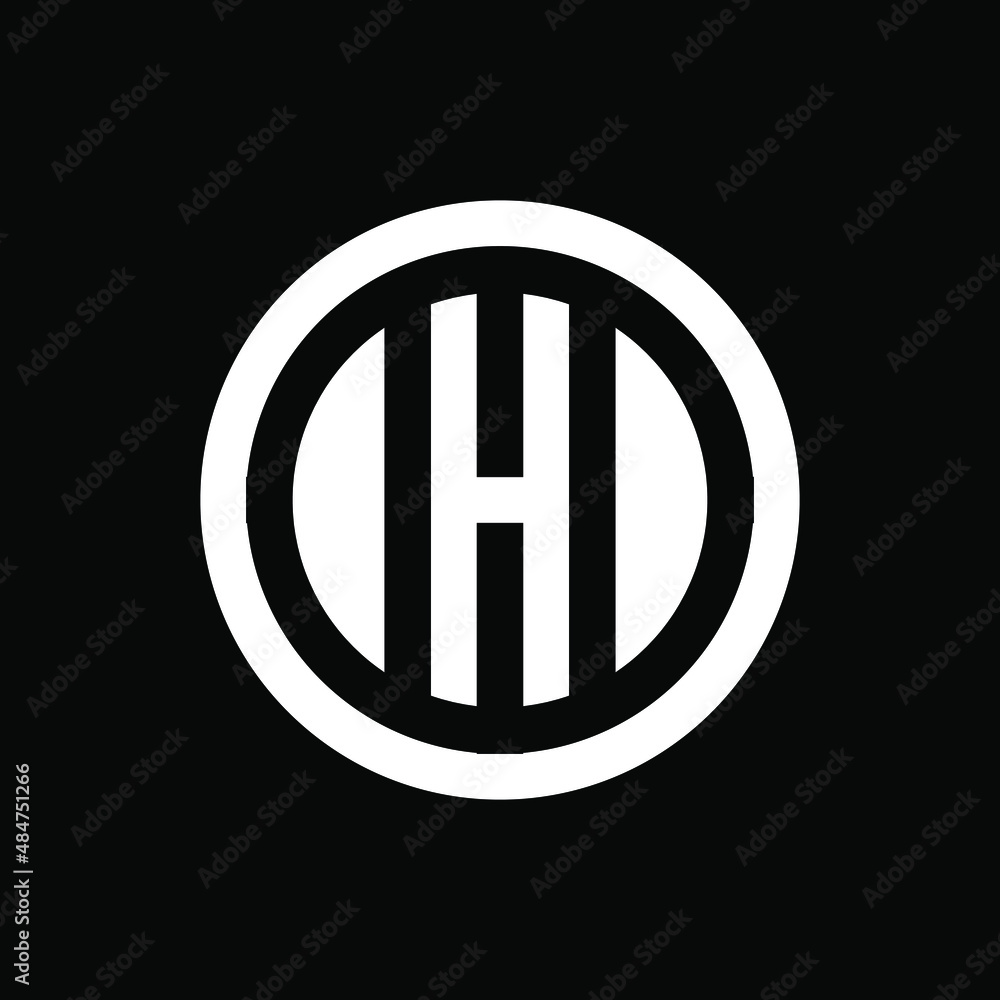 H Letter logo| H logo| H round logo|H cercle logo H Letter logo| H logo| H round logo|H cercle logo