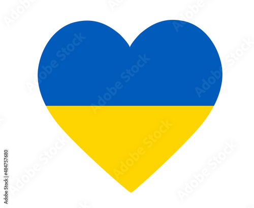 Ukraine Flag National Europe Emblem Heart Icon Vector Illustration Abstract Design Element Free Download Ukraine Flag National Europe Emblem Heart Icon Vector Illustration Abstract Design Element - GFXLoad