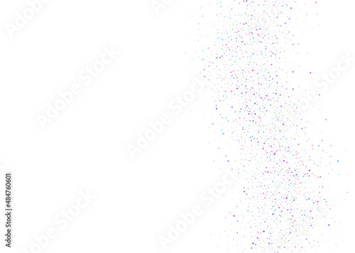 Cristal Confetti. Bright Foil. Surreal Art. Party Design. Rainbo