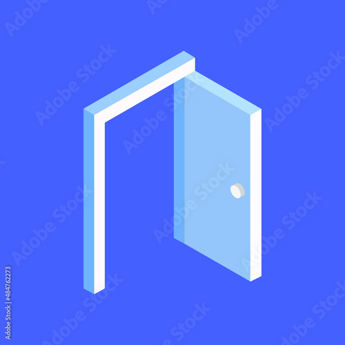 Isometric door