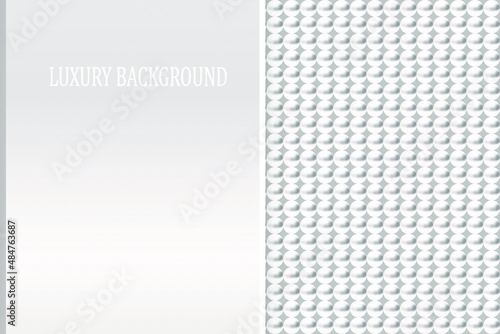 White luxury background. Vector illustration.