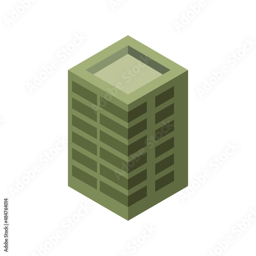 Isometric building