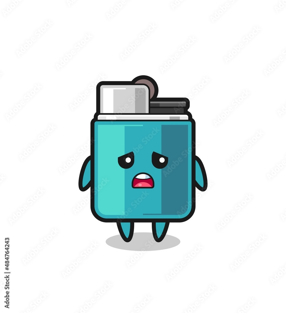 disappointed expression of the lighter cartoon disappointed expression of the lighter cartoon