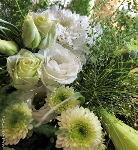 bouquet of flowers with white roses