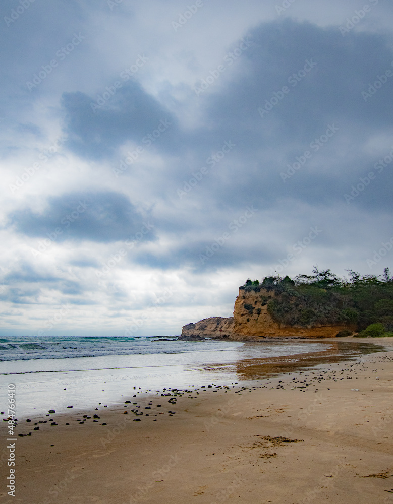 VERTICAL PICTURE IF SEA SHORE AND THE BEACH