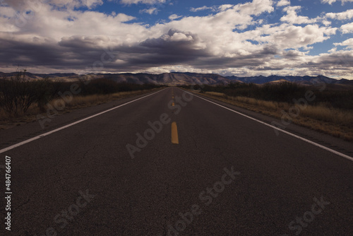 Highway scenery on historic route 80 in the state of arizona © Cavan