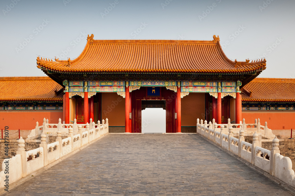 Obraz premium The Forbidden City in Beijing, China.
