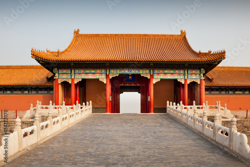 The Forbidden City in Beijing  China.