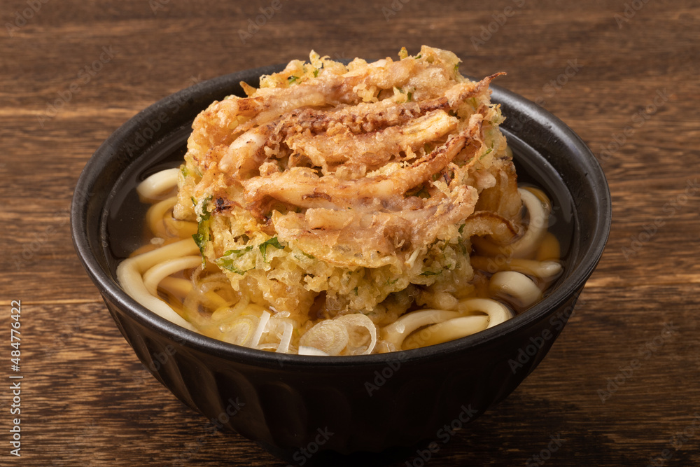 イカげそ かき揚げうどん イカげそ かき揚げうどん