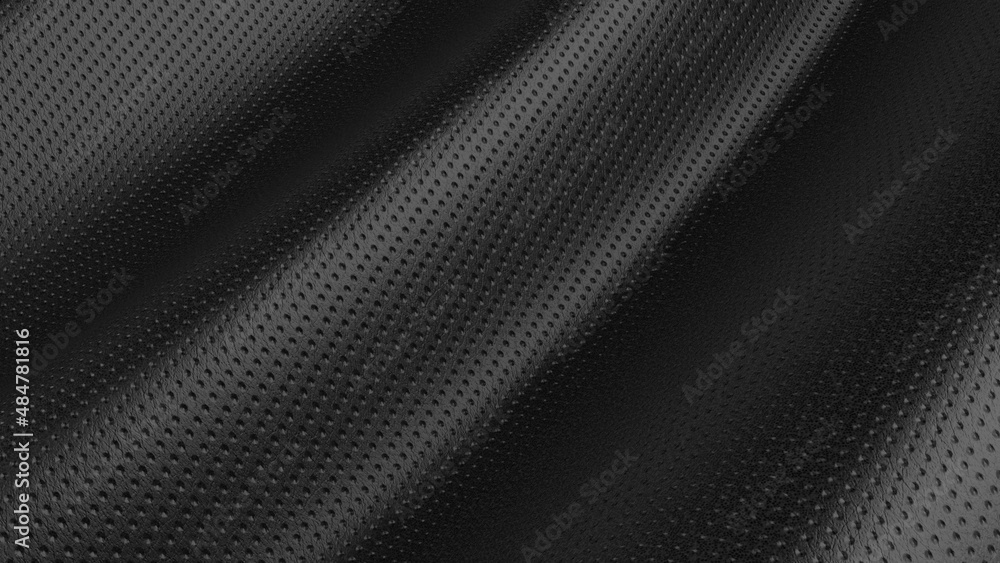 Black Leather Geometric Abstract Background Wall Paper. 3D illustration. 3D high quality rendering. 3D CG. Black Leather Geometric Abstract Background Wall Paper. 3D illustration. 3D high quality rendering. 3D CG.