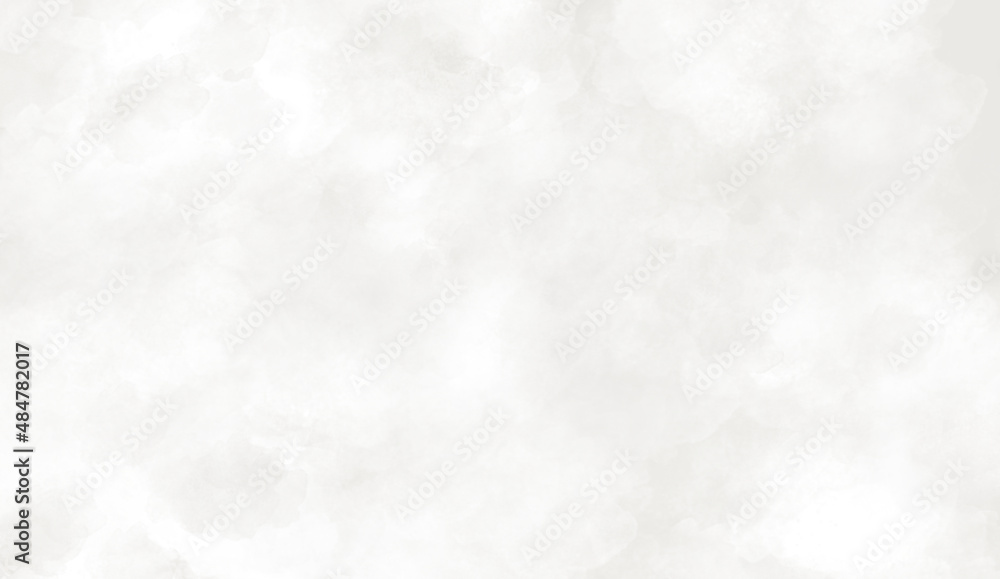 Fototapeta premium Abstract White paper Background texture, Watercolor painting, Background For aesthetic creative design