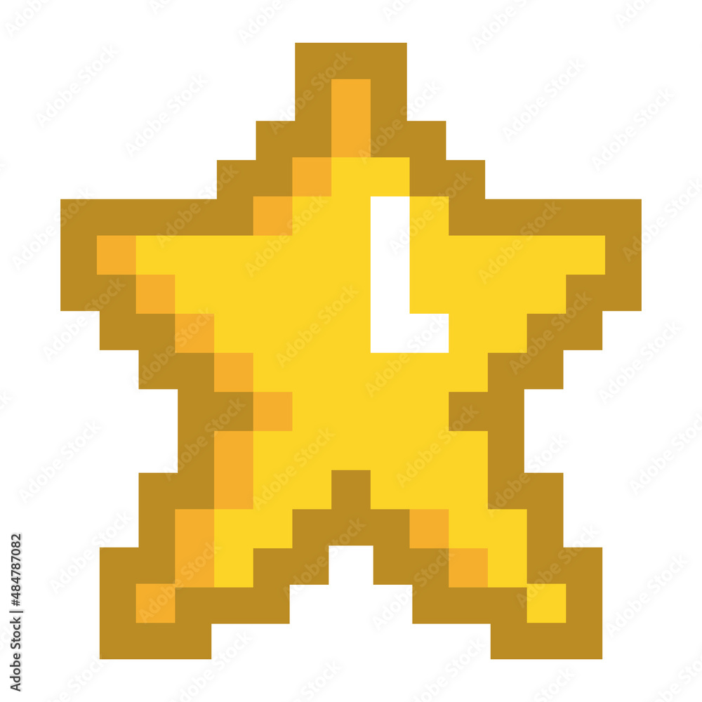 pixel star icon