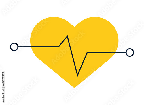 yellow heart cardio