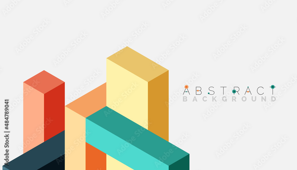 Abstract background. 3d cubes, cubic elements and blocks. Techno or business concept for wallpaper, banner, background, landing page Abstract background. 3d cubes, cubic elements and blocks. Techno or business concept for wallpaper, banner, background, landing page