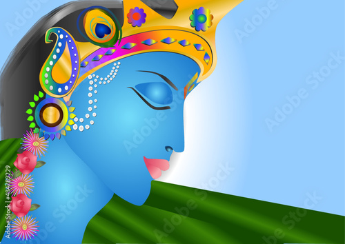 Shri Krishna- a Hindu avatar of Bhagwan Vishnu.