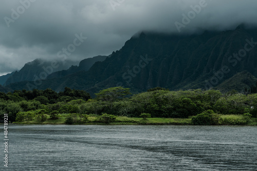 Ahuimanu StreamKoolau Range, Oahu Hawaii photo