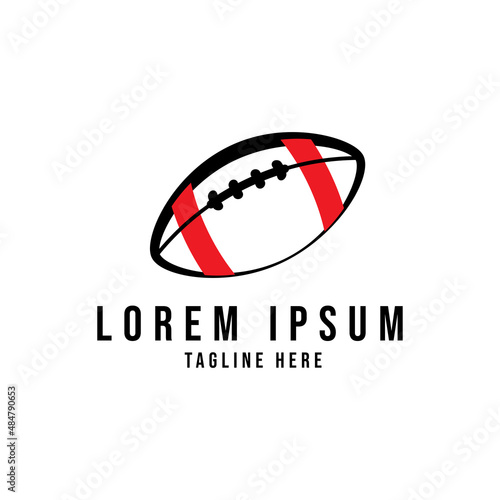 Free Download American football logo design template vector isolated illustration - GFXLoad