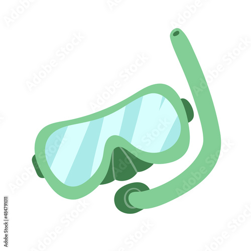 Snorkel flat icon