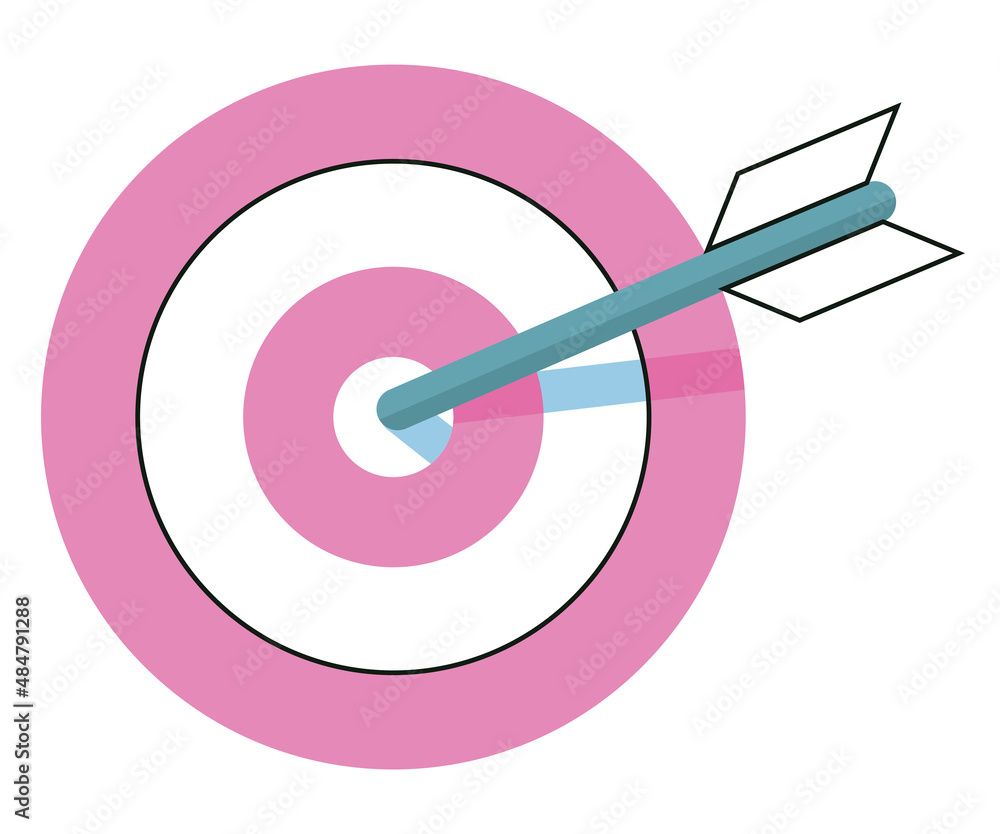 Isolated target icon Isolated target icon