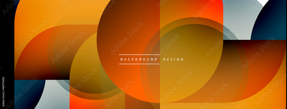 Creative geometric wallpaper. Minimal circle triangle and square line abstract background. Vector illustration for wallpaper banner background or landing page Creative geometric wallpaper. Minimal circle triangle and square line abstract background. Vector illustration for wallpaper banner background or landing page