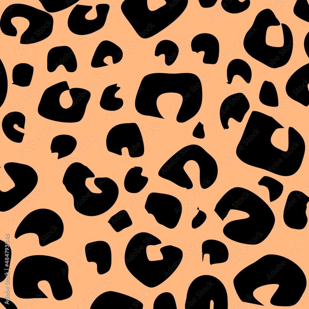 seamless leopard pattern seamless leopard pattern