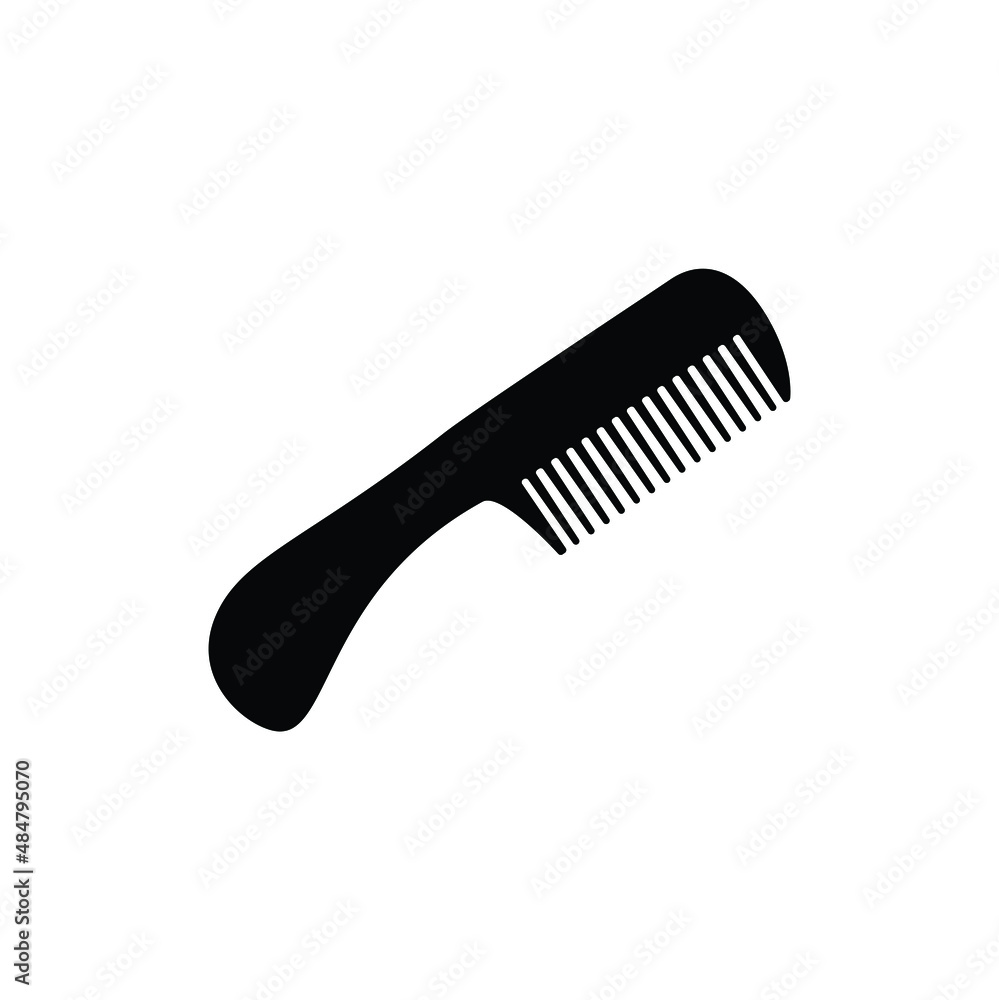 Comb icon vector isolated on white, sign and symbol illustration. Comb icon vector isolated on white, sign and symbol illustration.