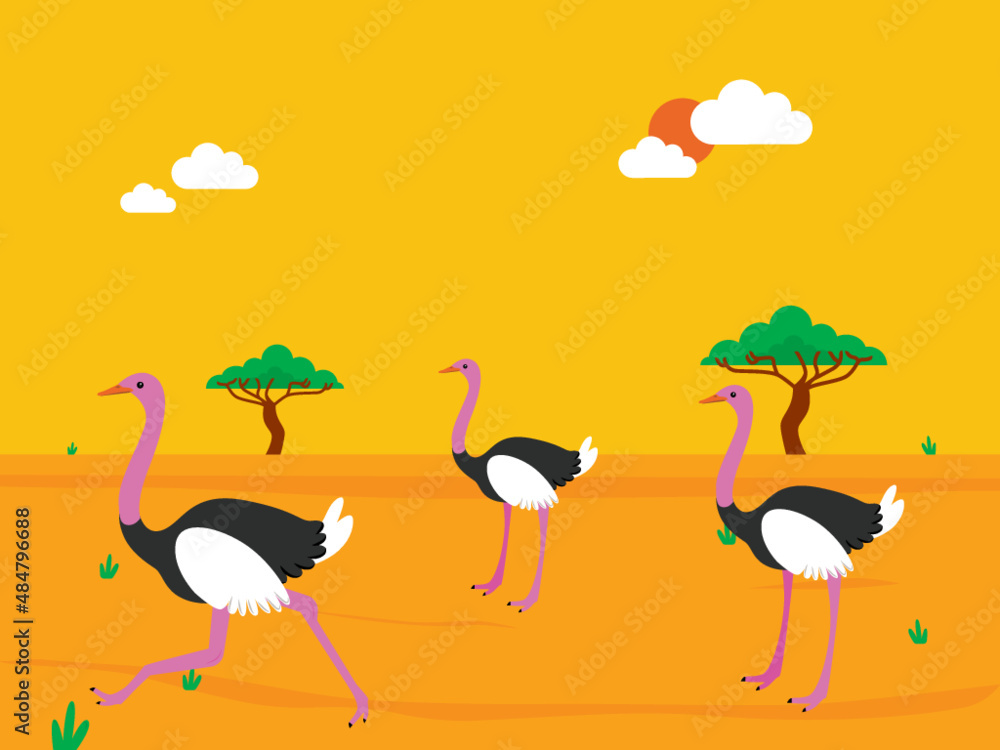 Naklejka premium African vector illustration