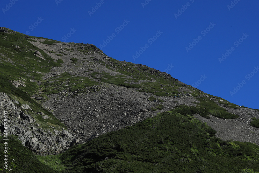 mountain landscape with blue sky mountain landscape with blue sky