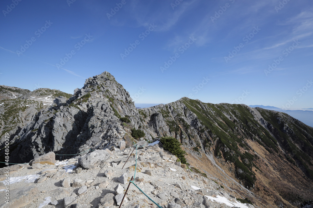 mountain landscape with sky