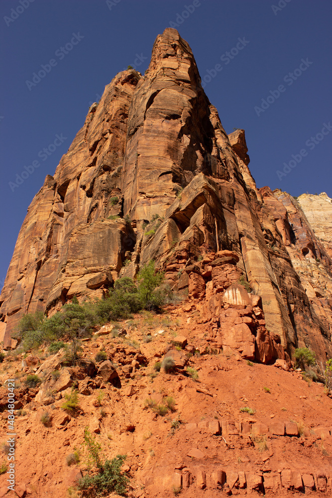 mountain of red rock