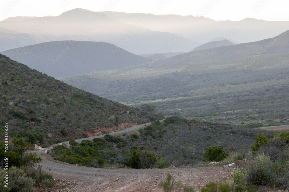 Landscape in the Central Karoo region in South Africa
