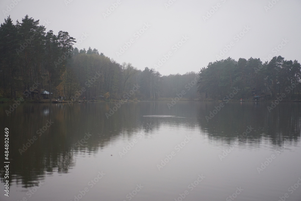 Fototapeta premium morning on the lake